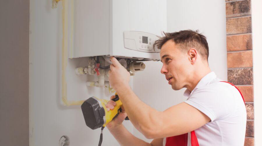 Local tankless water heater installation in Eckerty, IN